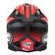 KASK SUOMY ALPHA WAVES MATT RED/SILVER