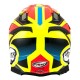 KASK SUOMY ALPHA WAVES MATT RED/YELLOW