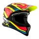 KASK SUOMY ALPHA WAVES MATT RED/YELLOW