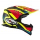 KASK SUOMY ALPHA WAVES MATT RED/YELLOW