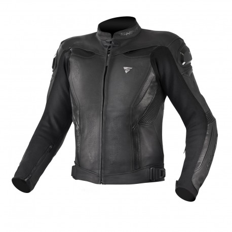 SHIMA CHASE BLACK LEATHER JACKET