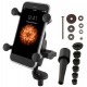 RAM Fork Stem Mount with Short Double Socket Arm & Universal RAM® X-Grip® Cell/iPhone Cradle