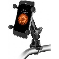 RAM Handlebar U-Bolt Mount with Universal RAM® X-Grip® Cell/iPhone Cradle