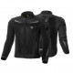 SHIMA PISTON BLACK LEATHER JACKET