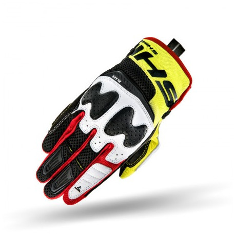 SHIMA BLAZE GLOVES RED FLUO YELLOW