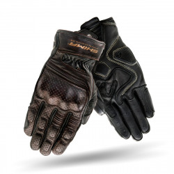 SHIMA AVIATOR GLOVES DARK BROWN