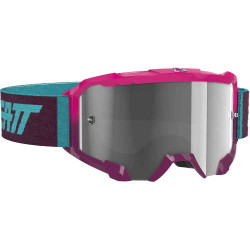 GOGLE LEATT VELOCITY 4.5 NEON PINK CLEAR RÓŻOWY/TURKUSOWY