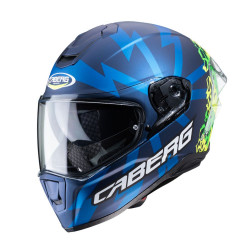 KASK CABERG DRIFT EVO STORM NIEBIESKI MAT/ŻÓŁTY FLUO/ZIELONY