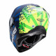 KASK CABERG DRIFT EVO STORM NIEBIESKI MAT/ŻÓŁTY FLUO/ZIELONY