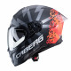 KASK CABERG DRIFT EVO STORM CZARNY MAT/CZERWONY FLUO/POMARAŃCZOWY