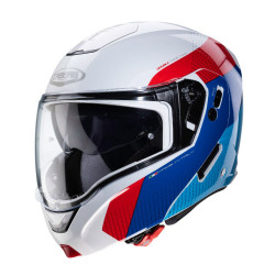 CABERG HORUS SCOUT WHITE METAL/RED/BLUE/LIGHT BLUE HELMET