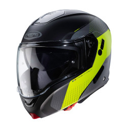 CABERG HORUS SCOUT MATT BLACK/YELLOW FLUO/ANTHRACITE/SILVER HELMET