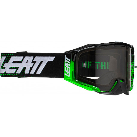 LEATT VELOCITY 6.5 NEON LIME LIGHT GREY 58% Motocross Goggles