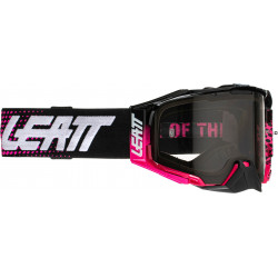 LEATT VELOCITY 6.5 NEON PINK LIGHT GREY 58% Motocross Goggles