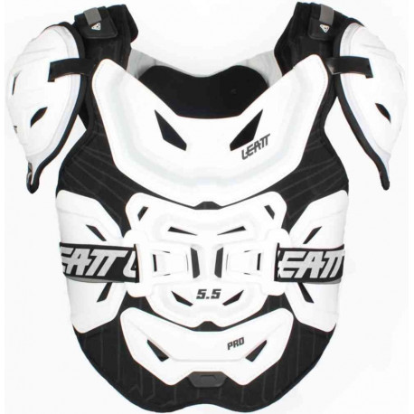 LEATT CHEST PROTECTOR 5.5 PRO WHITE