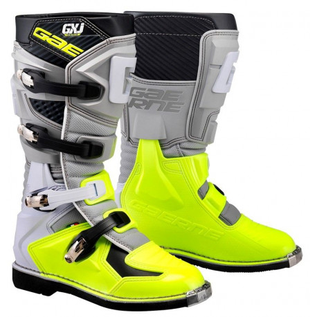 GAERNE GX-J JUNIOR BOOTS GREY/YELLOW FLUO