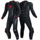 SHIMA APEX RS LEATHER SUIT BLACK RED