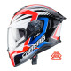 KASK CABERG DRIFT EVO MR55 CZERWONY/NIEBIESKI/BIAŁY + CIEMNY WIZJER W ZESTAWIE