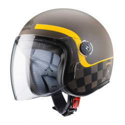 CABERG FREERIDE FORMULA HELMET BROWN MAT YELLOW
