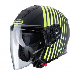 CABERG FLYON BAKARI HELMET BLACK MAT YELLOW FLUO