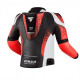 SHIMA STR RED FLUO LEATHER SUIT