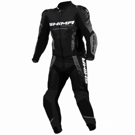 SHIMA STR BLACK LEATHER SUIT