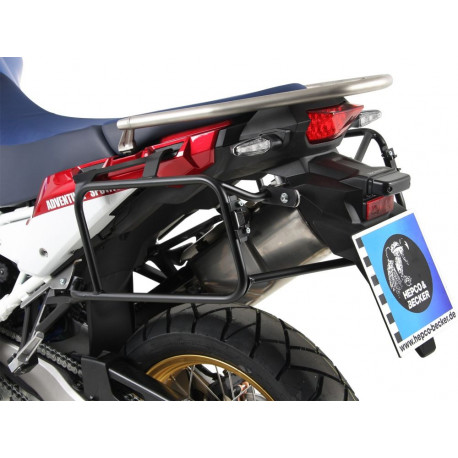 Sidecarrier permanent mounted - black for Honda CRF1000L Africa Twin Adventure Sports (2018-2019)