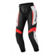SHIMA LADY MIURA 2.0 BLACK RED FLUO LEATHER PANTS