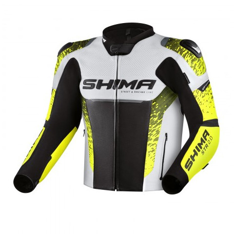 KURTKA SHIMA STR 2.0 BLACK YELLOW FLUO