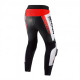 SHIMA STR 2.0 BLACK RED FLUO LEATHER PANTS