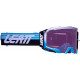 GOGLE LEATT VELOCITY 5.5 IRIZ GOGGLE AQUA PURPLE 78% NIEBIESKI/BIAŁY/CZARNY SZYBKA LUSTRZANA FIOLETOWA