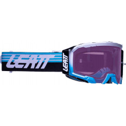 GOGLE LEATT VELOCITY 5.5 IRIZ GOGGLE AQUA PURPLE 78% NIEBIESKI/BIAŁY/CZARNY SZYBKA LUSTRZANA FIOLETOWA