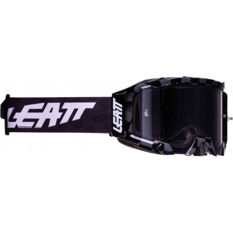 GOGLE LEATT VELOCITY 5.5 IRIZ  GOGGLE BRUSHED SILVER 50% CZARNY SZYBKA LUSTRZANA SREBRNA