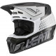 KASK LEATT MOTO 8.5 V22 + GOGLE VELOCITY 5.5 GRATIS CZARNY/BIAŁY