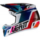 KASK LEATT MOTO 8.5 V22 ROYAL + GOGLE VELOCITY 5.5 GRATIS GRANATOWY CZERWONY