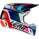 KASK LEATT MOTO 8.5 V22 ROYAL + GOGLE VELOCITY 5.5 GRATIS GRANATOWY CZERWONY