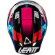 KASK LEATT MOTO 8.5 V22 ROYAL + GOGLE VELOCITY 5.5 GRATIS GRANATOWY CZERWONY