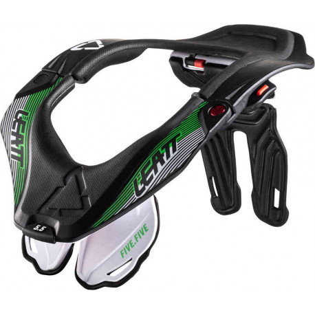 LEATT NECK BRACE 5.5 WHITE BLACK GREEN