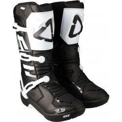 LEATT MOTO 3.5 BOOTS BLACK WHITE