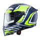 CABERG AVALON HELMET FORGE BLUE FLUO YELLOW MAT