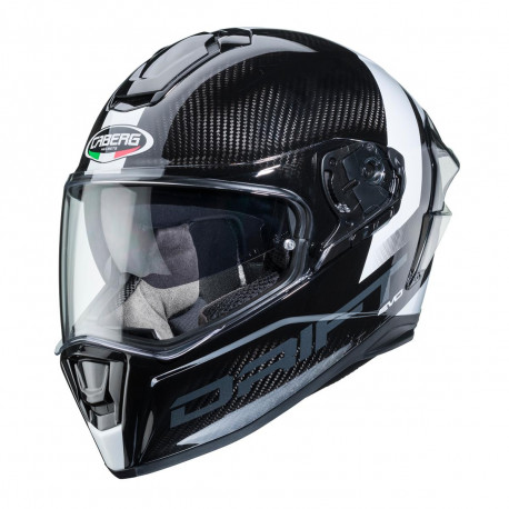 CABERG DRIFT EVO CARBON SONIC HELMET WHITE GREY