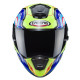 KASK CABERG DRIFT EVO LB29 CZARNY/NIEBIESKI/ŻÓŁTY FLUO