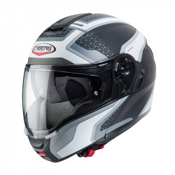 CABERG LEVO SONAR HELMET WHITE GREY SILVER MAT