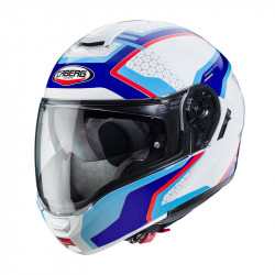 CABERG LEVO SONAR HELMET WHITE RED BLUE