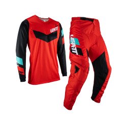 KOMPLET LEATT MOTO RIDE KIT 3.5 JUNIOR CZERWONY CZARNY NIEBIESKI