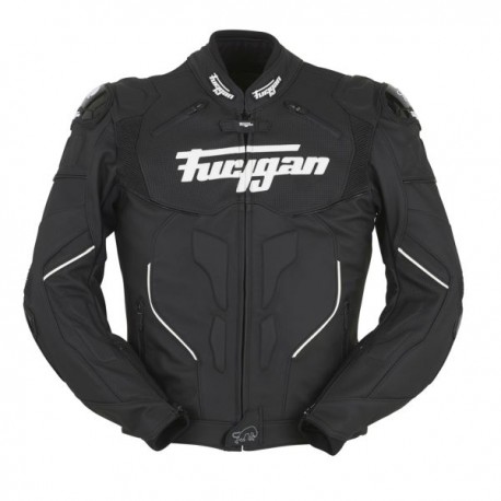 FURYGAN RAPTOR WHITE LETHER JACKET