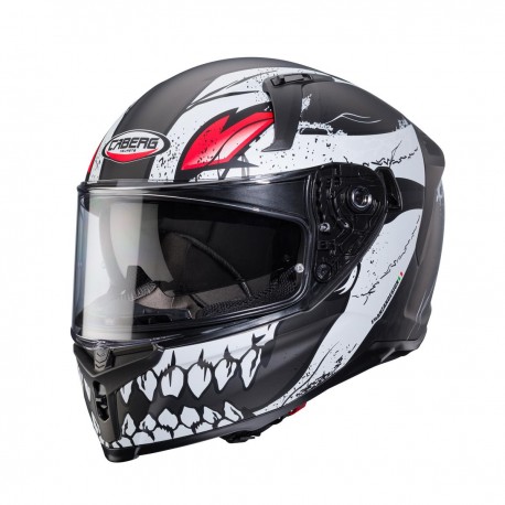 CABERG AVALON X PUNK HELMET WHITE/RED MAT