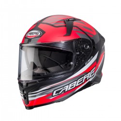 CABERG AVALON X KIRA HELMET GREY/BLACK/RED FLUO