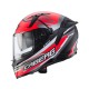 CABERG AVALON X KIRA HELMET GREY/BLACK/RED FLUO