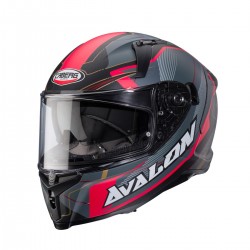 KASK CABERG AVALON X OPTIC CZARNY MAT/SZARY/CZERWONY